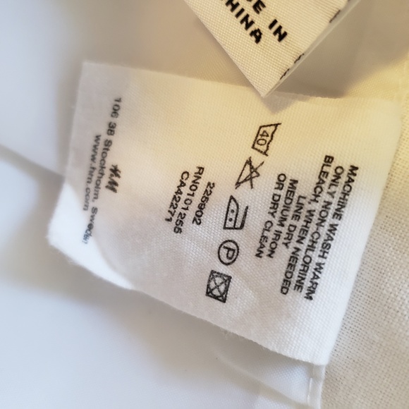 H&M White Skirt - Pretty Layered Flutter Bottom Skirt Size 6 - Picture 6 of 14